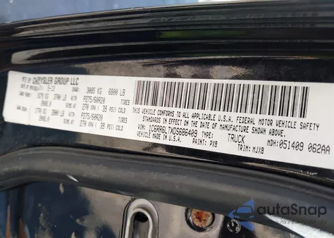 2013 Ram 1500 Big Horn from USA, damaged, VIN 1C6RR6LTXDS686409